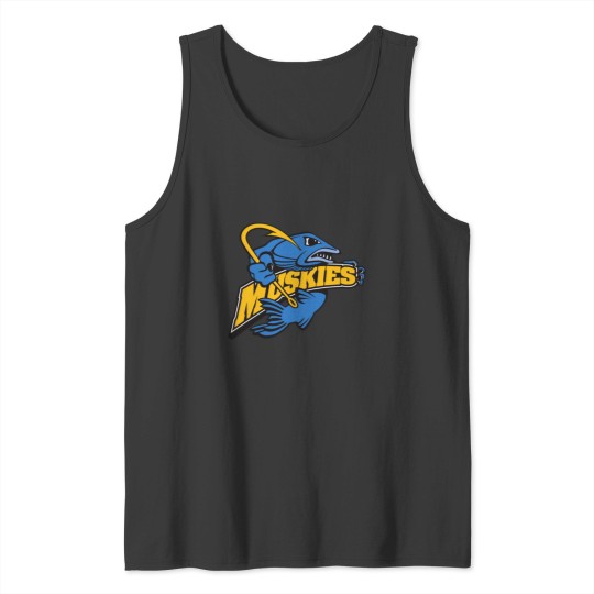 Discover Lakeland University muskies Sticker Tank Tops