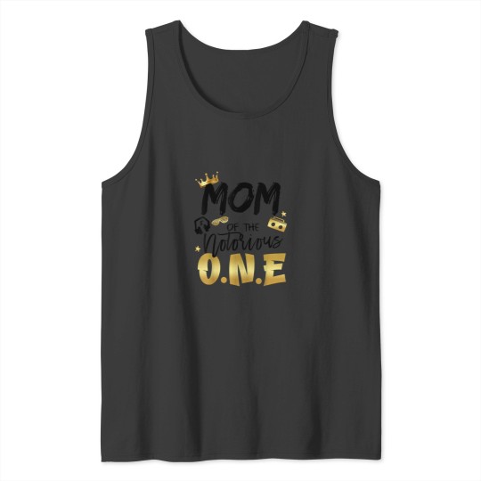 Discover Mom Of The Notorious One 1st Birthday School Hip Hop Party Tank Tops