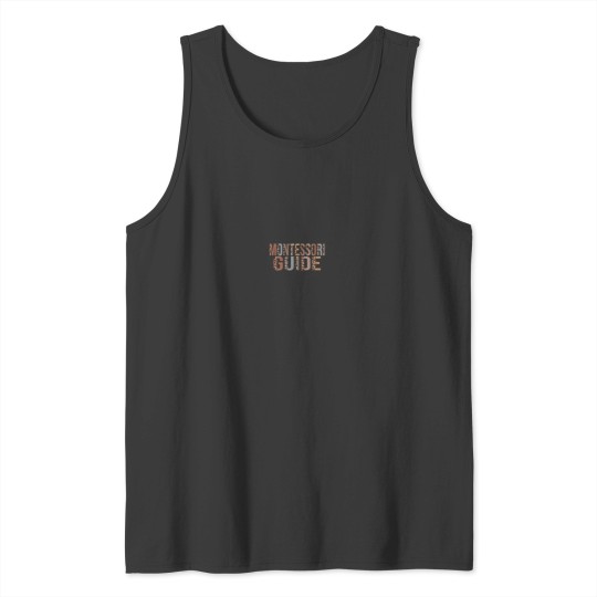Discover Leopard Montessori guide Supplies Funny Back to School Tank Tops