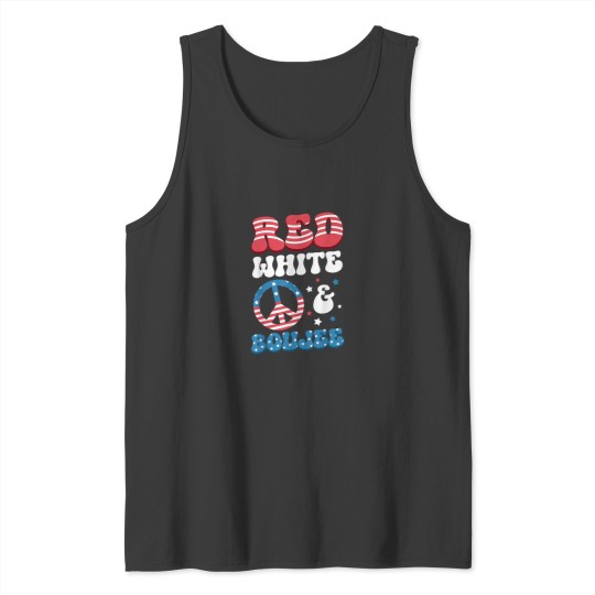 Discover Red White Boujee 4th of July For Women Girls Sassy Bougie Tank Tops