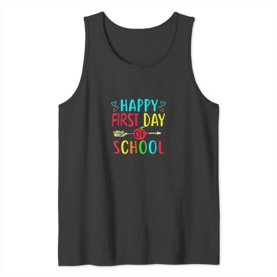 Discover Back to School Teachers Student First Day of School 4334 Tank Tops