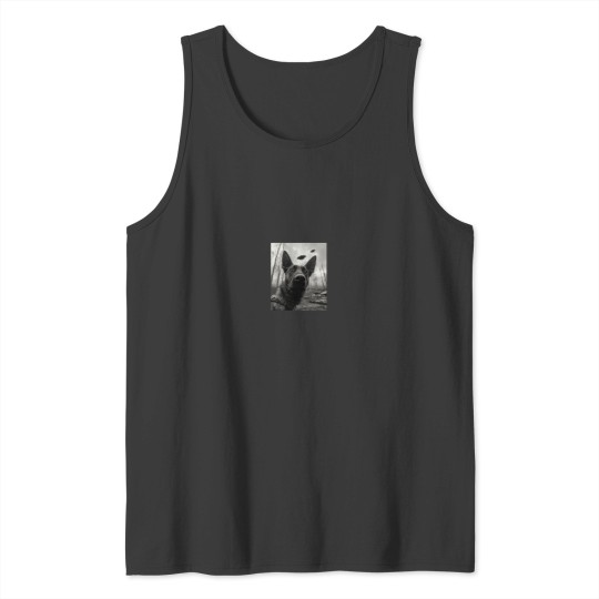 Discover Dog Mom Dad Funny Alien Selfie Malinois UFO 3813 Tank Tops