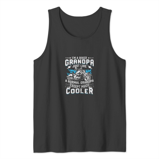 Discover Cool grandpa motorcycle gift idea Tank Tops