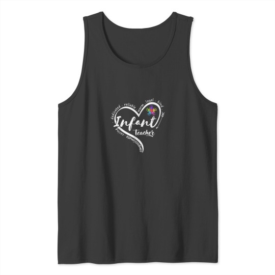 Discover Infant Teacher Back to School Infant Daycare Teacher Tank Tops
