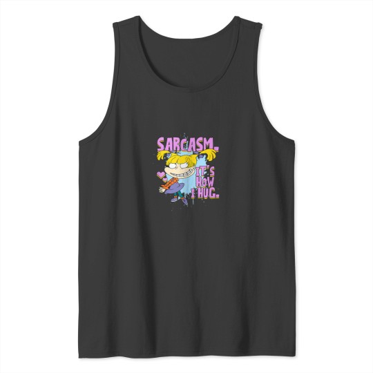 Discover Mademark x Rugrats Angelica Sarcasm Its How I Hug Tank Tops