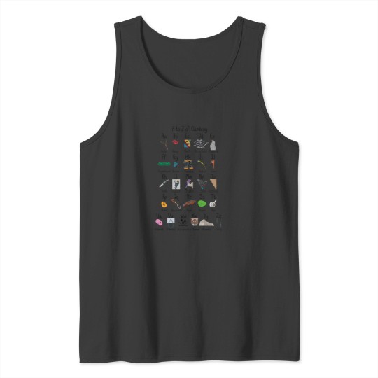 Discover A to Z of Climbing Journal Tank Tops