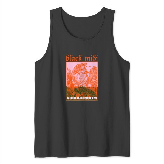 Discover Black Midi Schlagenheim Tank Tops