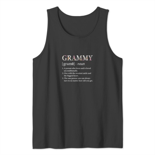 Discover Grammy Definition Grandma Funny Grandmother Tank Tops