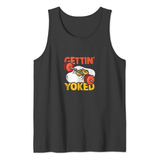 Discover Weightlifter Getting Yoked Training Funny Bodybuilding Gym Tank Tops
