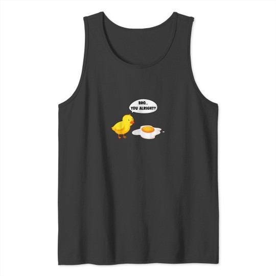 Discover Bro You Alright Funny Sarcastic Design Cool Graphic Tank Tops