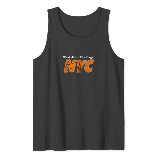Discover NYC Basketball West 4th St The Cage Shirt Tank Tops
