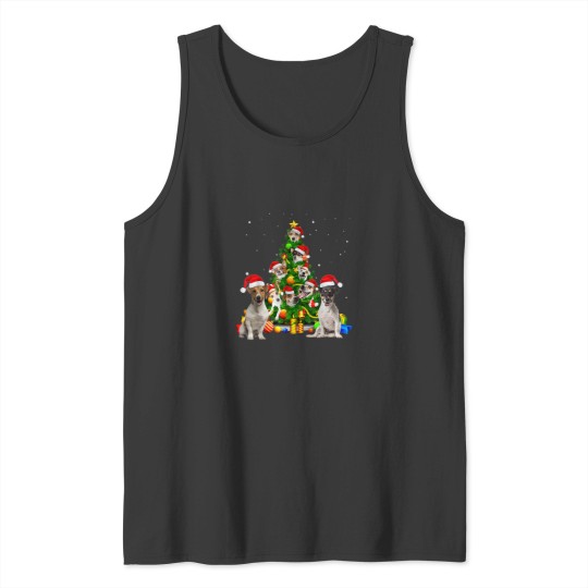 Discover Jack Russell Terrier Christmas Tree XMas Gift Tank Tops
