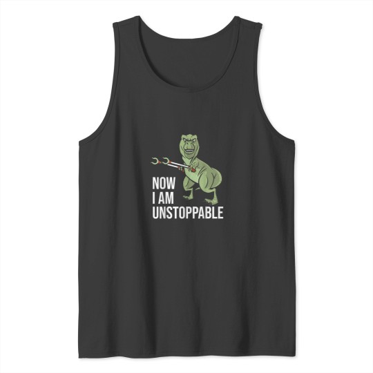 Discover Now I am Unstoppable Funny Dinosaur Grabber Claws Tank Tops