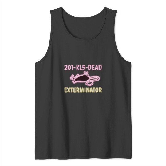 Discover 201-KL5-DEAD EXTERMINATOR (pink  yellow) Tank Tops
