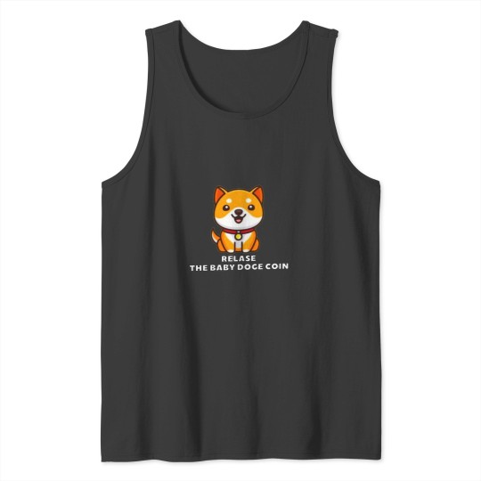 Discover Relase the Baby Doge Coin Tank Tops
