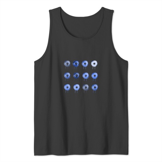 Discover Pack tendance Donut Ultramarine bleu marine metallise classique Tank Tops