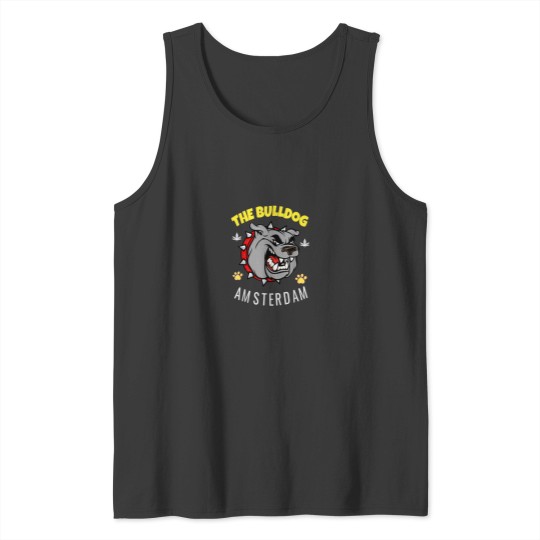 Discover Amsterdam Souvenir The Bulldog Love Funny Gift Funny Lover Classic Tank Tops