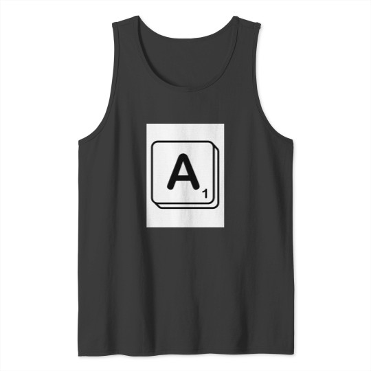 Discover A scrabble print Tank Tops