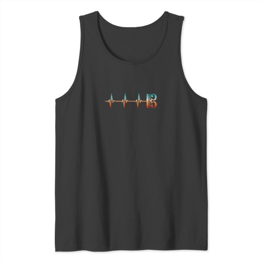 Discover Alto Clef Heartbeat Viola Player Violist Tank Tops