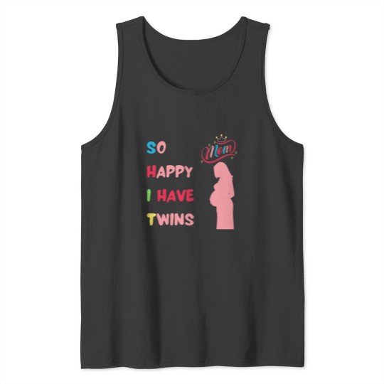 Discover so happy i have twins Tank Tops