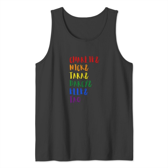 Discover HEARTSToppPER names rainbow (3) Tank Tops