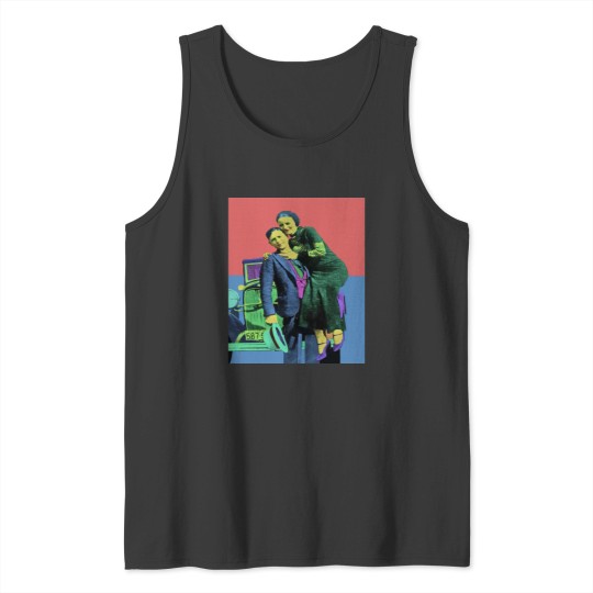 Discover Bonnie and Clyde Pop Art T-Shirt Tank Tops