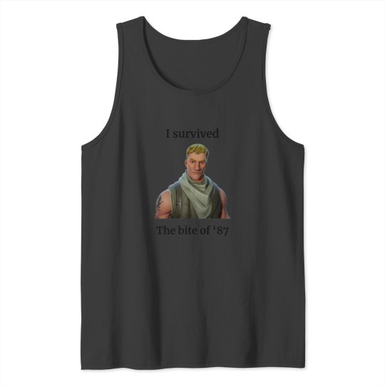 Discover I survived the Bite of '87 Tank Tops