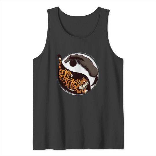 Discover Yin Yang Tiger Horse Ying Yang Tank Tops