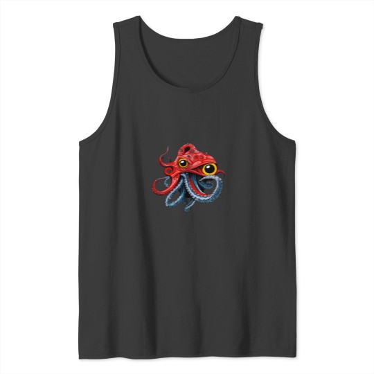 Discover Wrong octopus Berserkk design Tank Tops