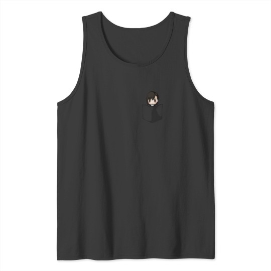 Discover Pocket tifas Fitted VNeck Tank Tops