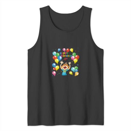 Discover birthday 5th gift idea Tank Tops
