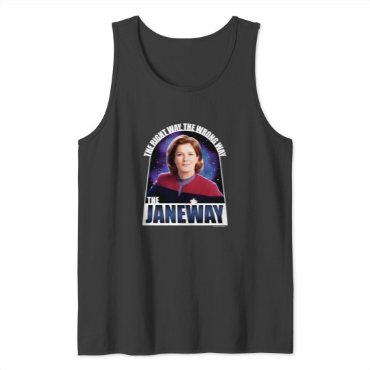 Discover Star Treks Voyager Captain Janeway The Right Way Tank Tops