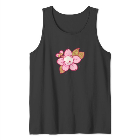 Discover Sakura Neko Tank Tops