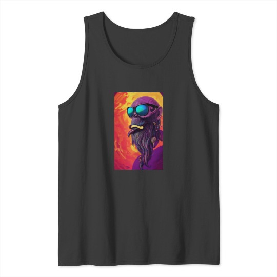 Discover crazys monkey psychedelics Tank Tops