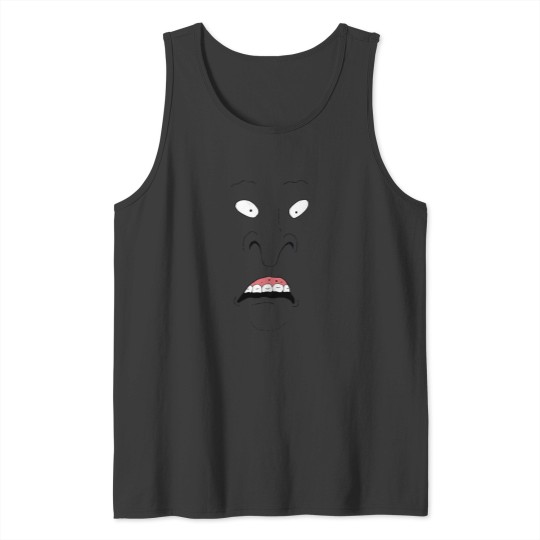 Discover Funny Beavis and Butthead Face Tank Tops