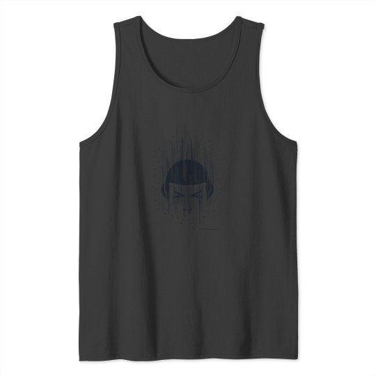 Discover Star Treks The Original Series Spock Transporter Line Art Portrait Tank Tops