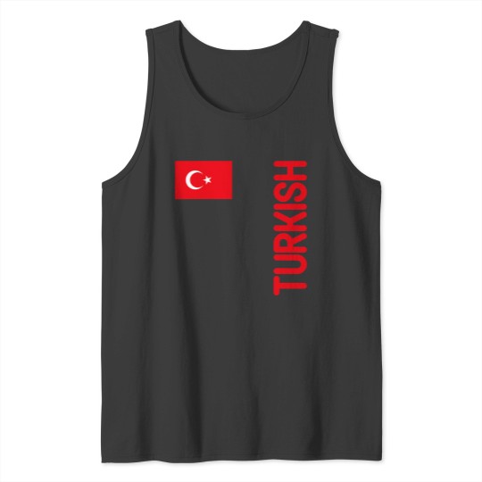 Discover Turkish Flag Turkey Roots Thanksgiving Tank Tops