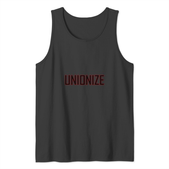 Discover UNIONIZE! Sticker Tank Tops