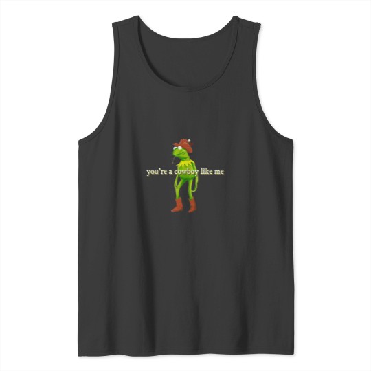 Discover Cowboy Like Me Frog Tank Tops