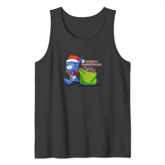 Discover An Autobot Merry Christmas Transformers T-Shirt Tank Tops