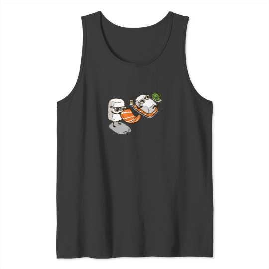Discover Sushi On The Beach 1 Tank Tops