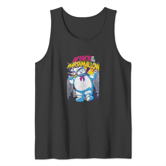 Discover Attack of the Marshmallow Ghostbusters Tank Tops