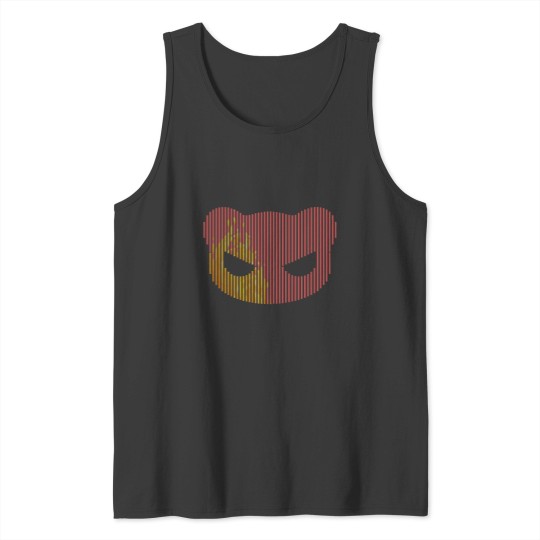 Discover fires Panda PandaMonium Lines Tank Tops