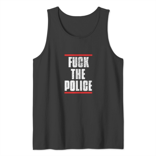 Discover Fucks the police Essential Tank Tops