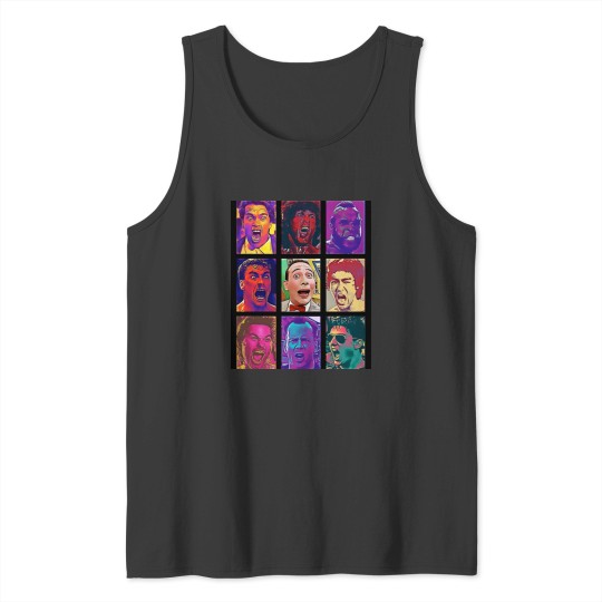 Discover Action Scream Peewee Pop Art Tank Tops