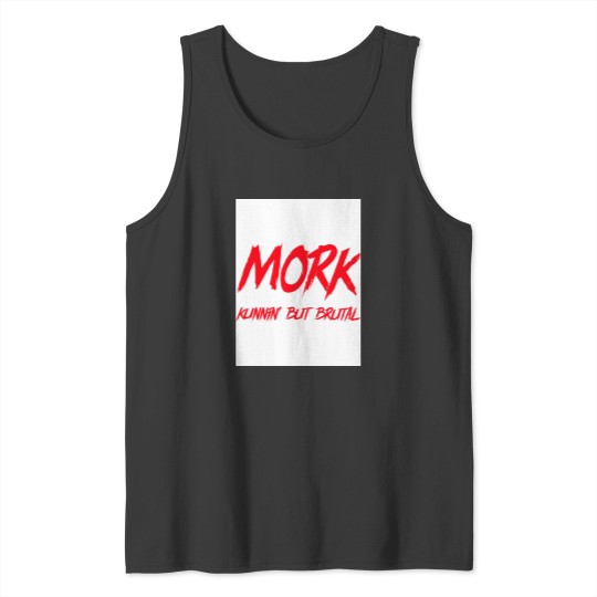Discover Mork kunnin but brutal - Red Active Tank Tops