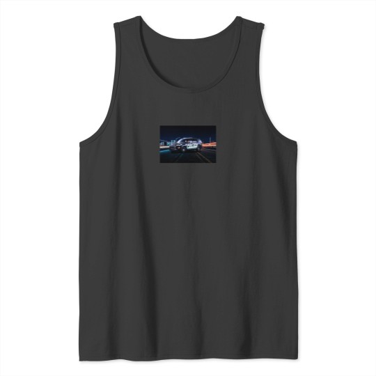 Discover American police car Tank Tops