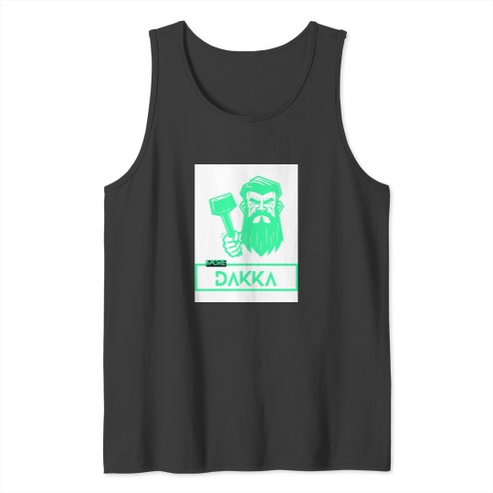 Discover More Dakka Ork Miniature Tabletop Wargaming Waagh Premium Tank Tops