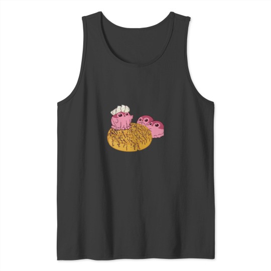 Discover Penguinscoops - Statue over Waffle Tank Tops