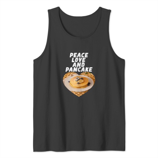 Discover Peace love and pancake lover Sunday breakfast Tank Tops